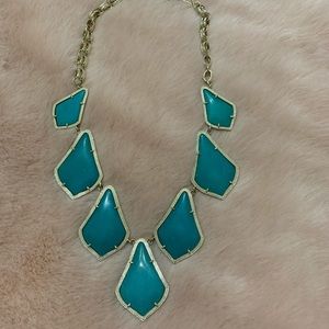 Kendra Scott Teal Kensey Necklace